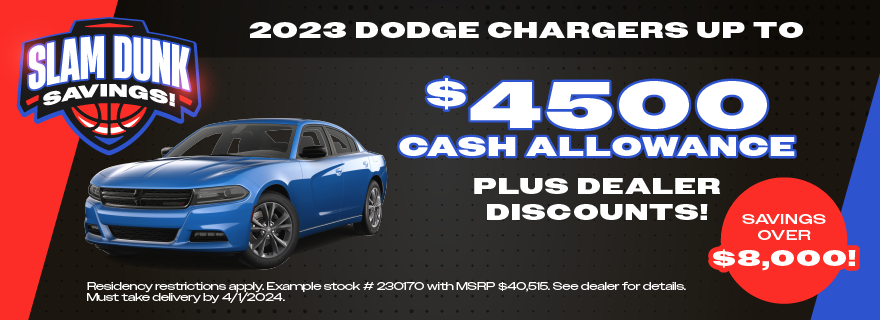 2023 Dodge Challenger Up to $4,500 Cash Allowance